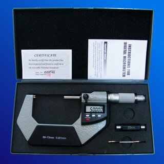 LCD Digital Bügelmessschraube 50-75mm